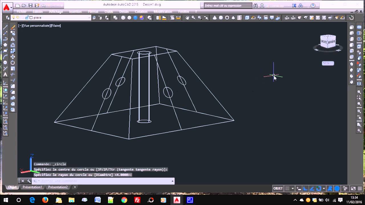 démarrage avec autocad