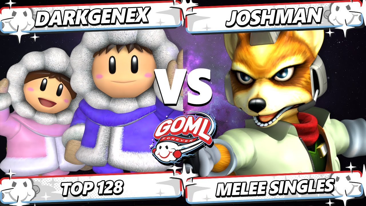 GOML 2025 - DarkGenex (Ice Climbers) Vs. Joshman (Fox) Smash Melee - SSBM