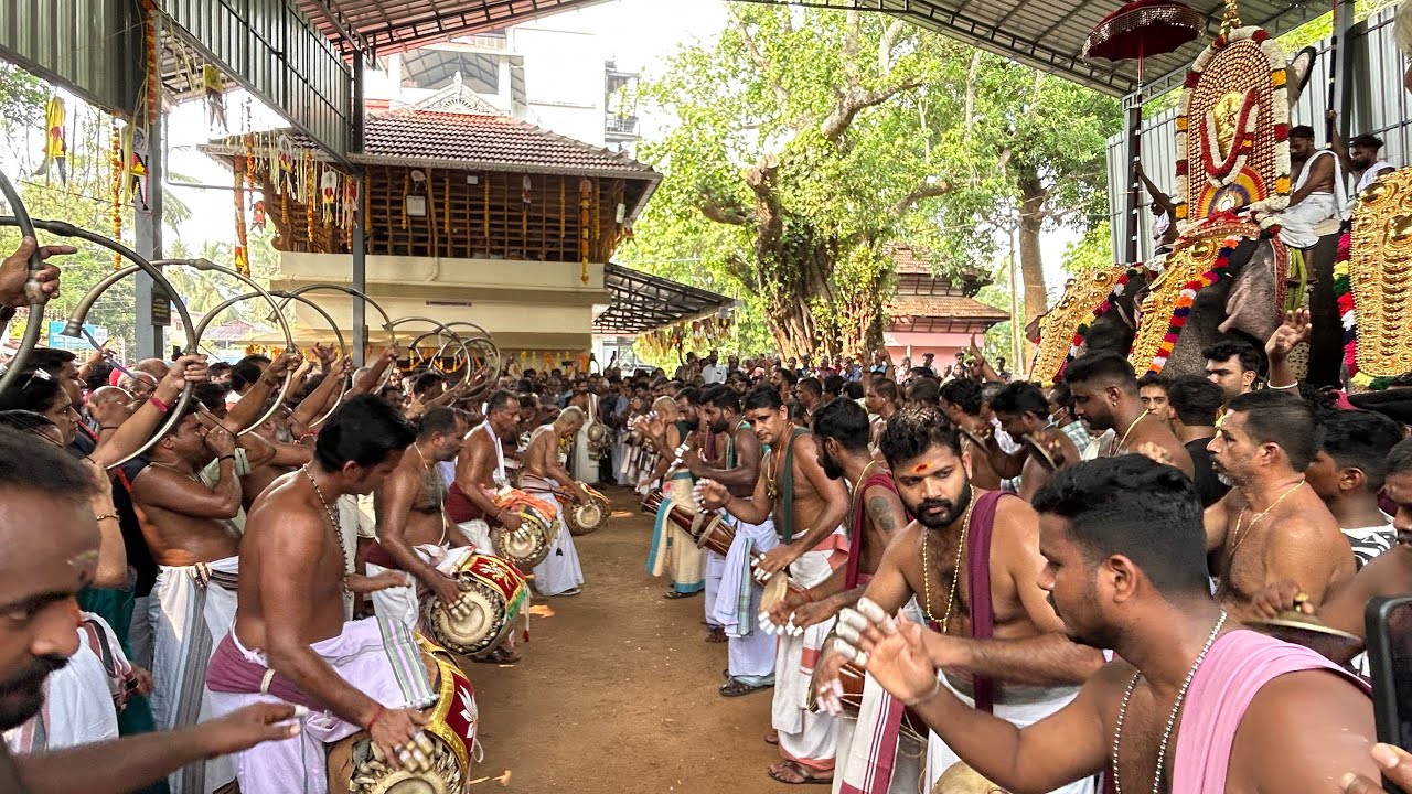 കോഴിമാംപറമ്പ് പൂരം 2026 ചെറുതുരുത്തി ദേശം പഞ്ചവാദ്യം - പതികാലം മദ്ദളം താളവട്ടം - ചെർപ്പുളശ്ശേരി ശിവൻ
