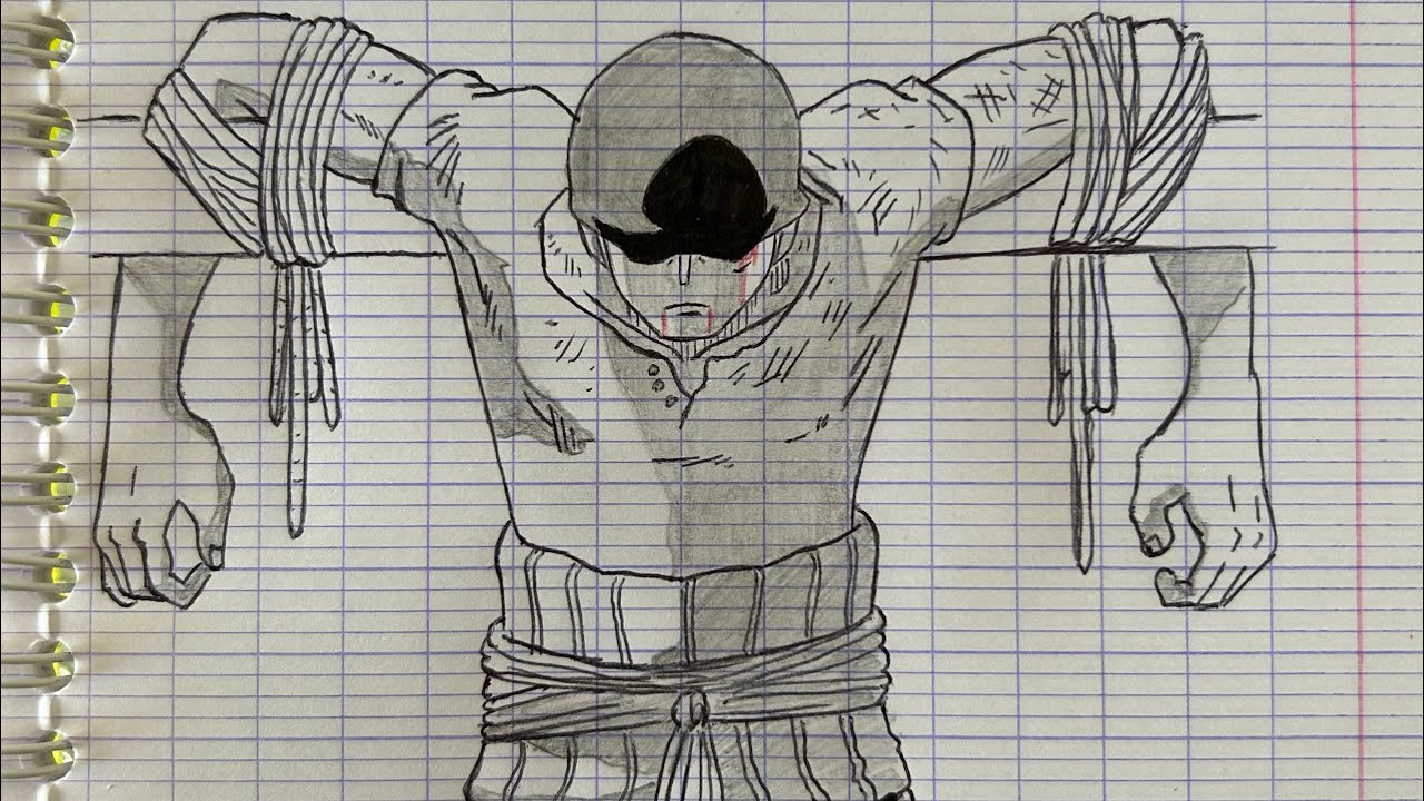 Dessiner Roronoa Zoro de One Piece 