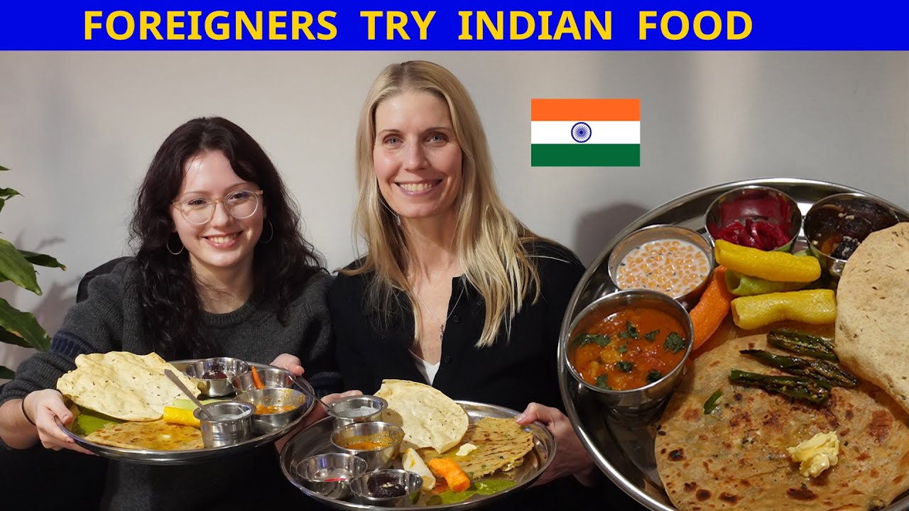 Foreigners try Aloo Ka Paratha First time  | Foreigners Try Indian food | Indian Food Reaction