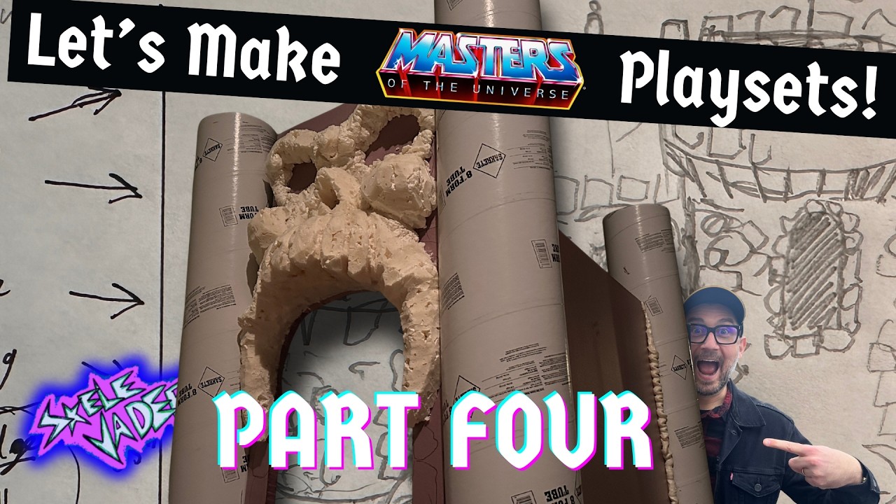 CASTLE GRAYSKULL AND SNAKE MOUNTAIN! Let's Build TWO Enormous Playsets! PART FOUR!