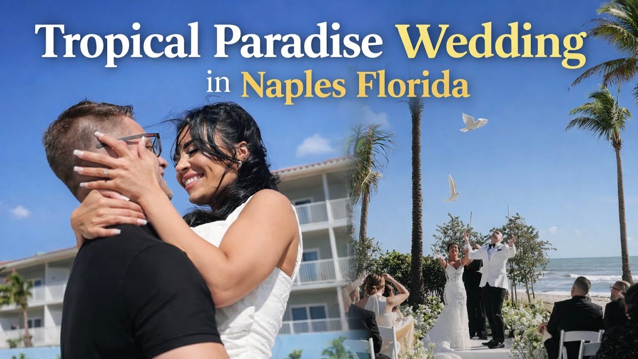 A tropical paradise wedding in Napels Florida