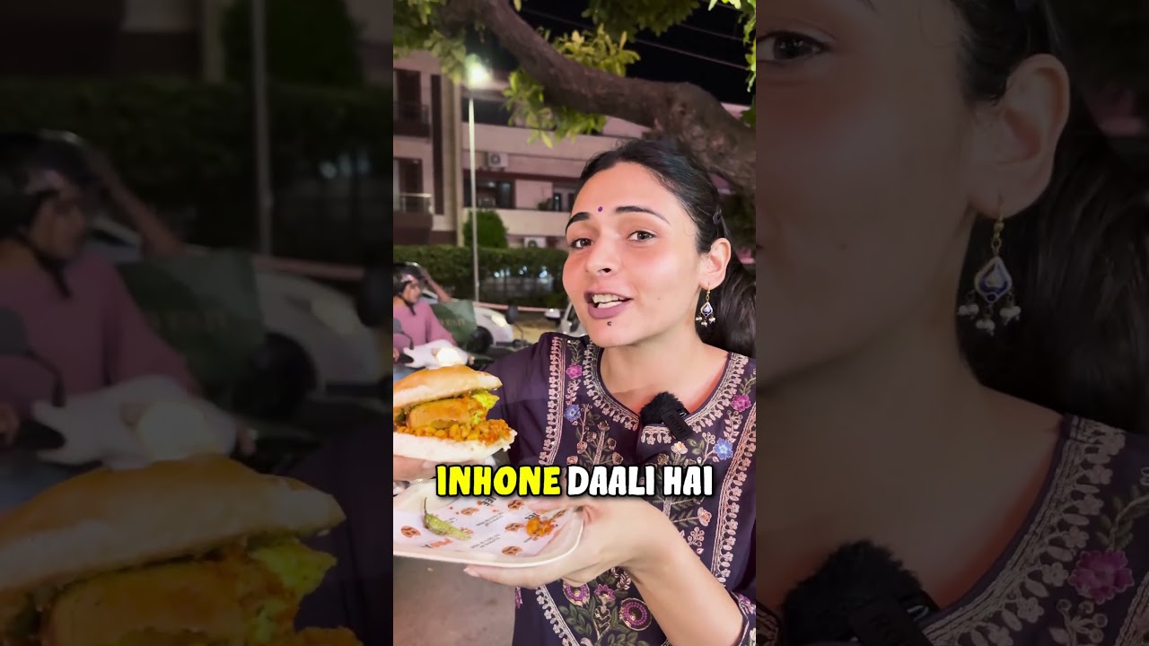 TRIED Chandigarh ke BEST Vada Pav  | #vadapav #foodlover #foodie #trying