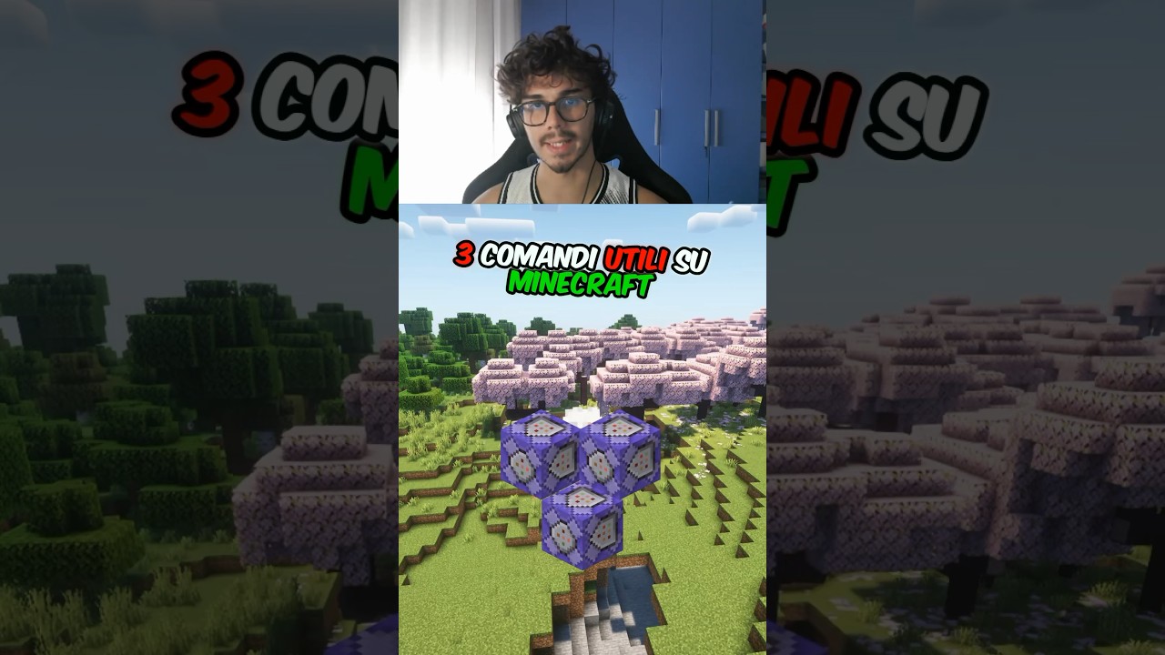 ⚙️3 Comandi Utili⚙️ #minecraft #minecraftbuilding #tips #tutorial #shorts #minecrafttutorial