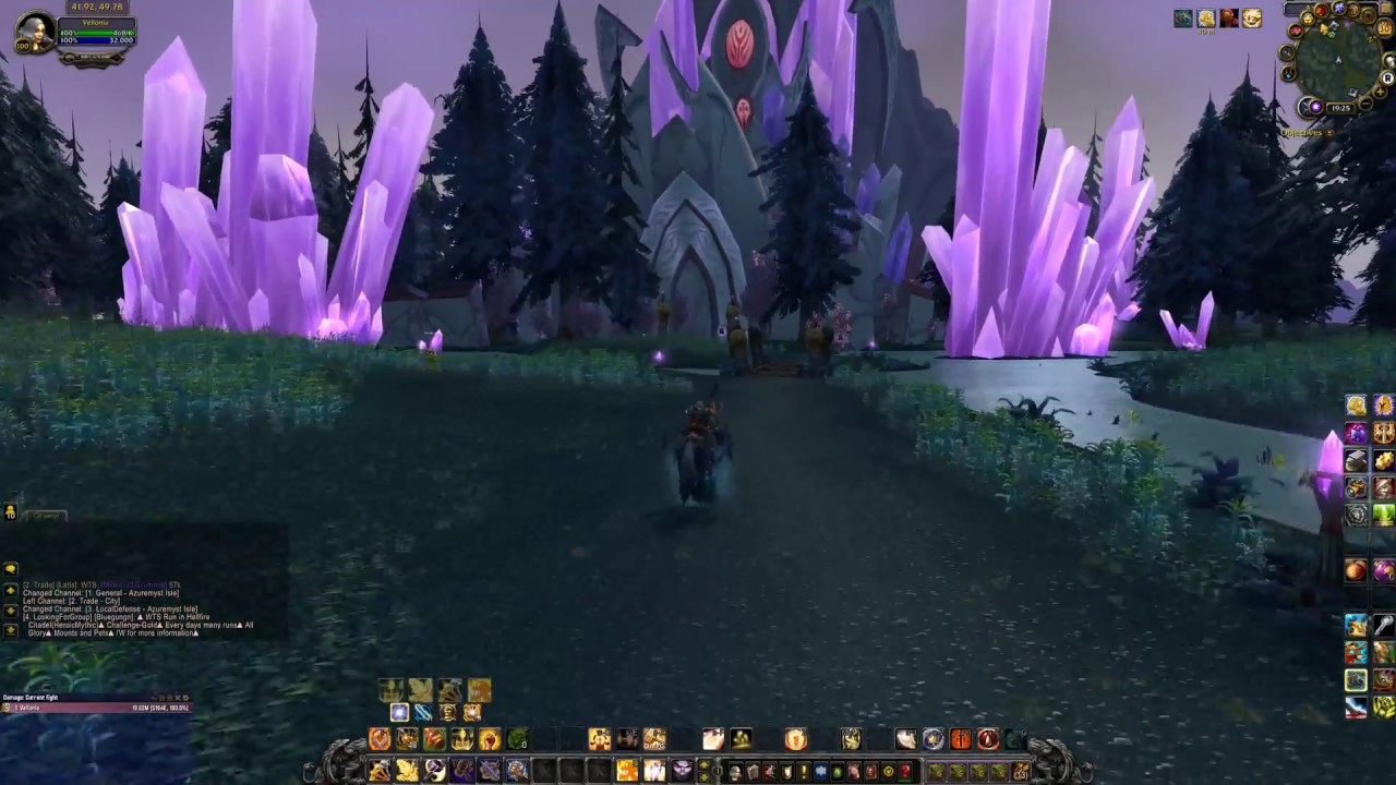 WoW - Draenor - Exploring THE EXODAR Gameplay - (No Commentary) [4K60]