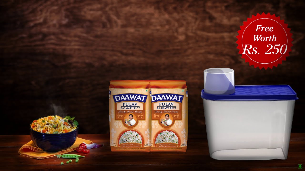 Daawat Pulav Basmati Rice | Get a Free Container | Basmati Pulav Recipe