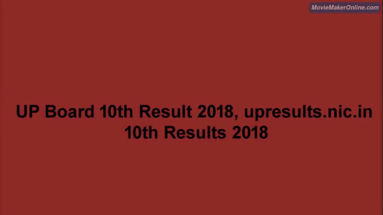 UP Board Result 2018, upresults.nic.in 2018, 10th 12th Results 2018