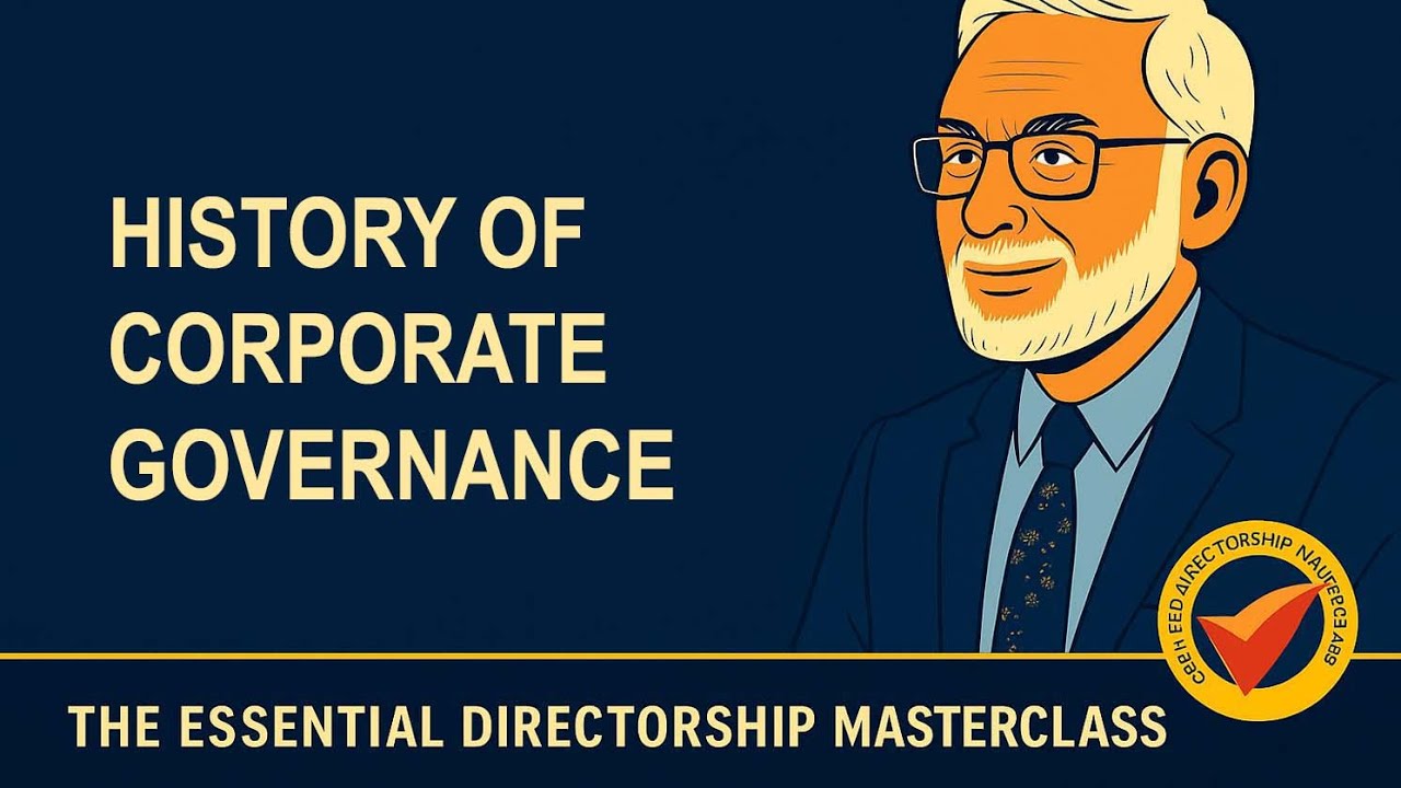 Course 3.2 History of Corporate Governance