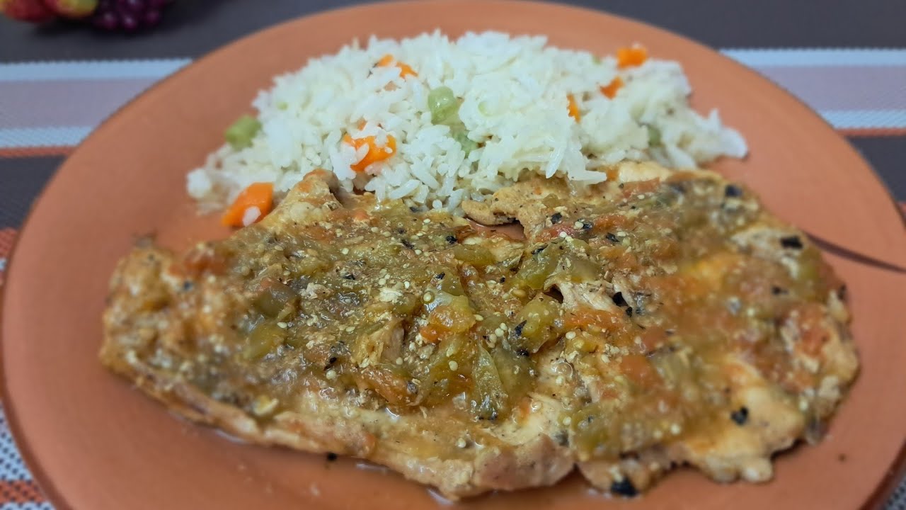 Chuletas en salsa de molcajete