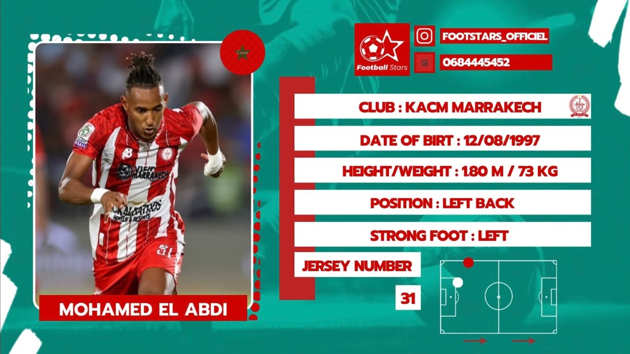 FOOTBALL STARS | MOHAMED EL ABDI [LEFT BACK] [KACM] - 2025/2026 HD