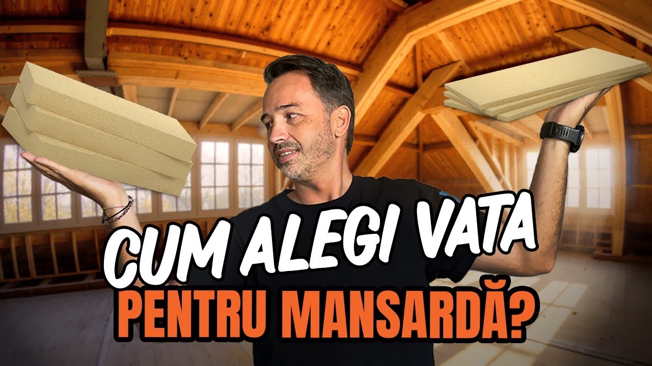 Cum alegi vata bazaltica pentru mansarda?
