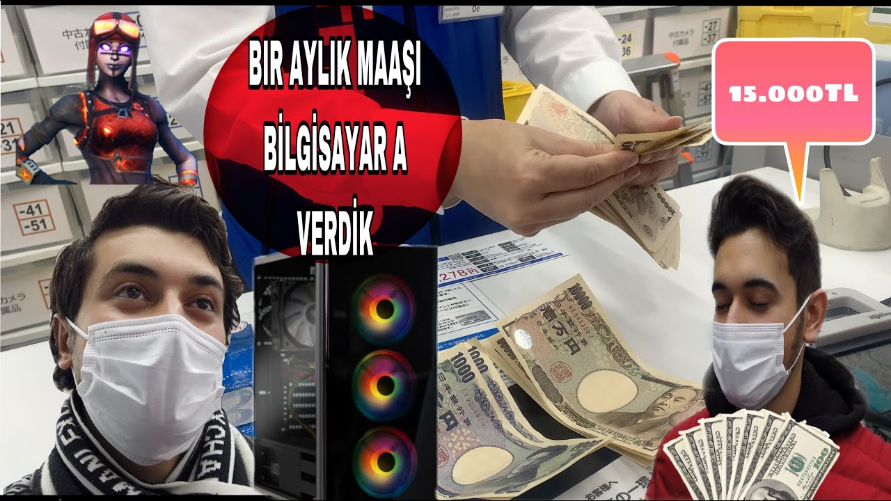 OYUN BİLGİSAYARI ALDIK ( 1 AYLIK MAAŞ DEGERİNDE)15 BİN TL