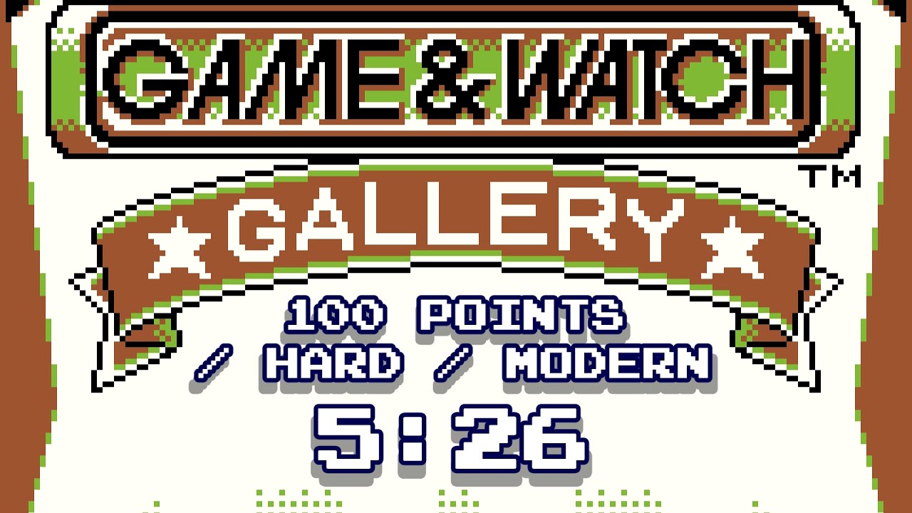 Game & Watch Gallery | 100 Points Hard Modern | 5m 26s (WR)