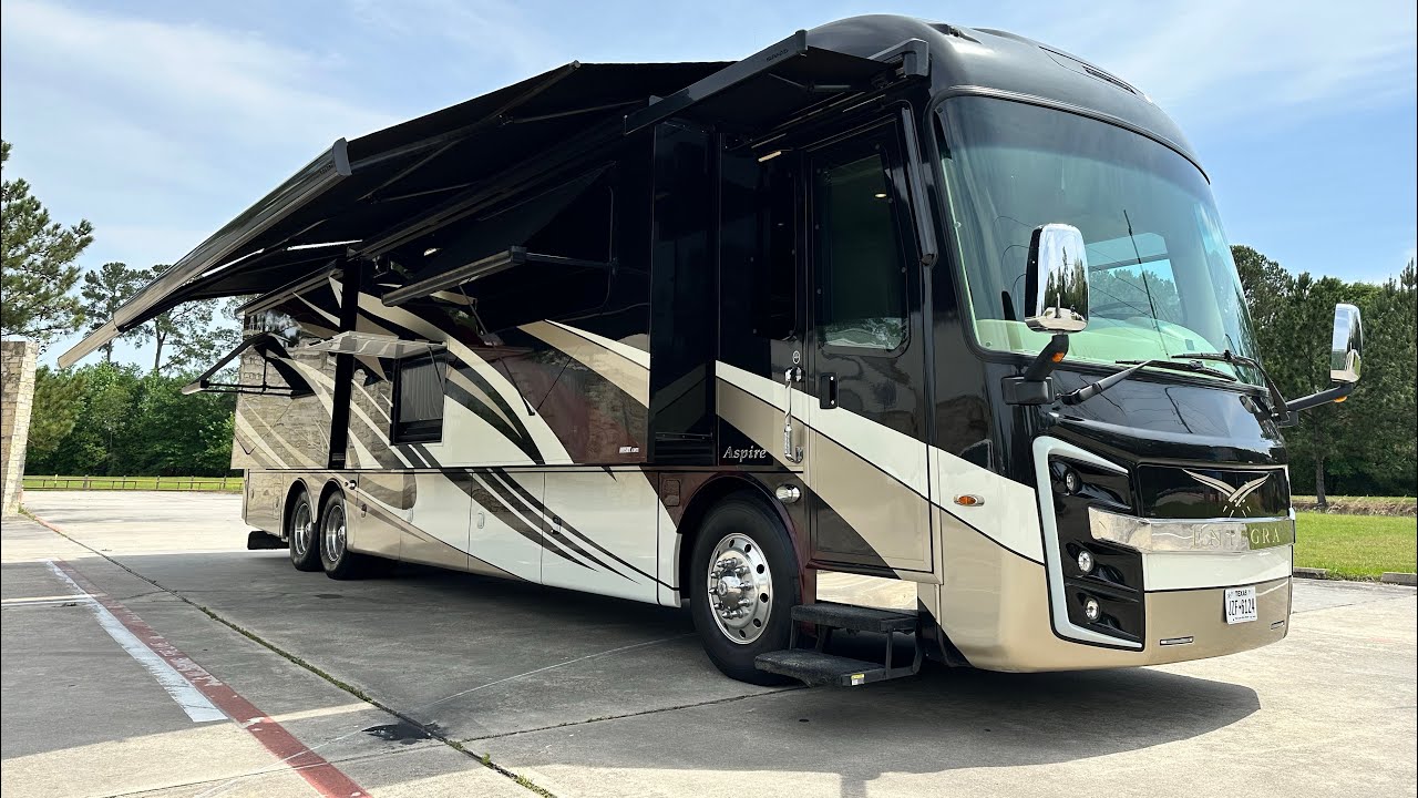 SOLD* 2018 Entegra Aspire 42DEQ For Sale at RV Dealership in Houston, TX