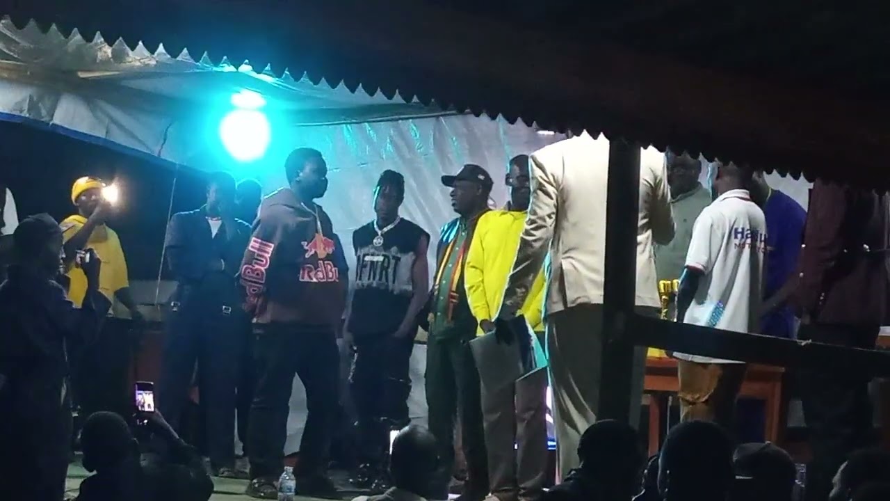 One's beat set a records 🏆 🏆to winn a two Trophy as a Producer of the year in Amuru and Gulu