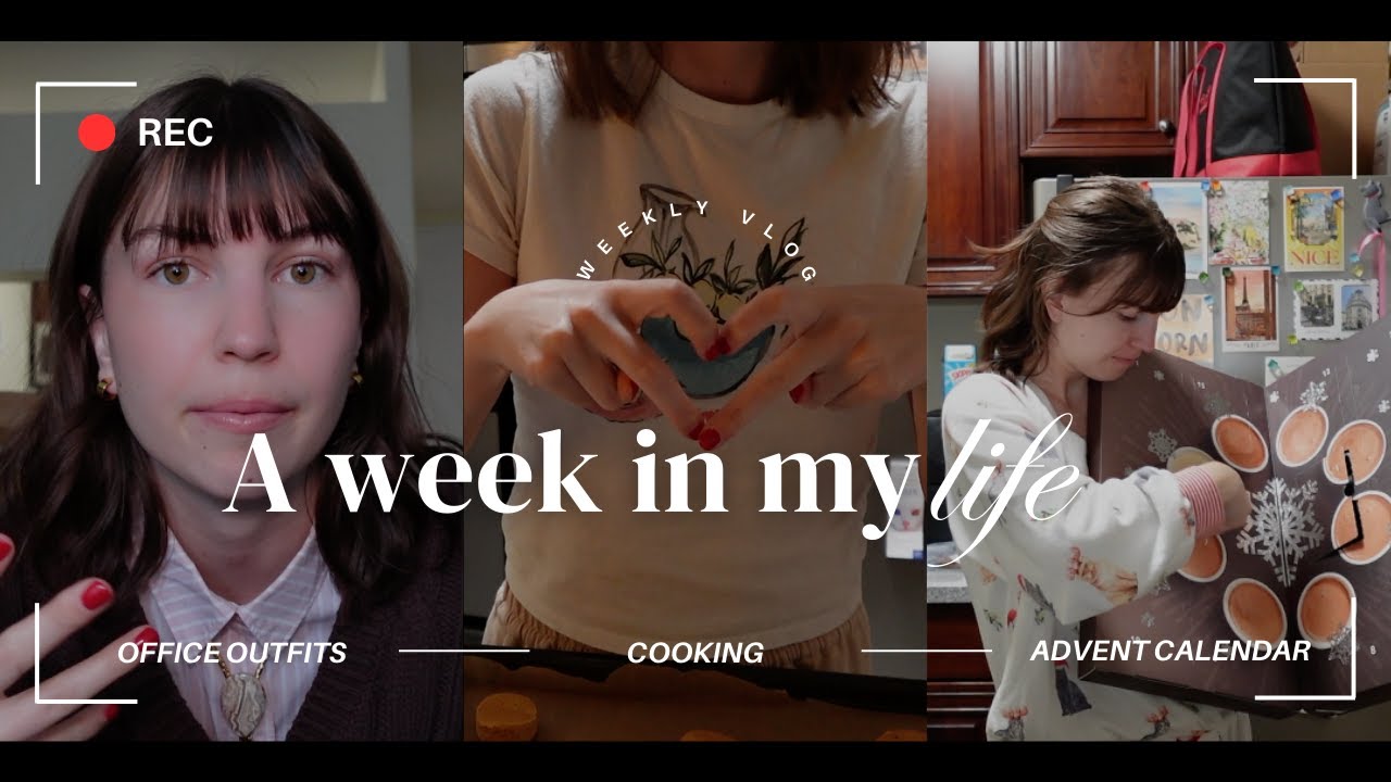 NYC Vlog: advent calendar, vlogmas & office outfits