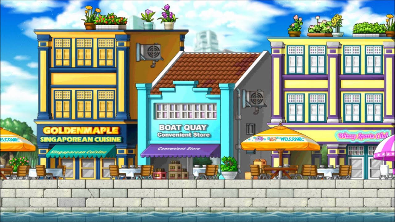 [MapleStory BGM] Singapore: Boat Quay Town