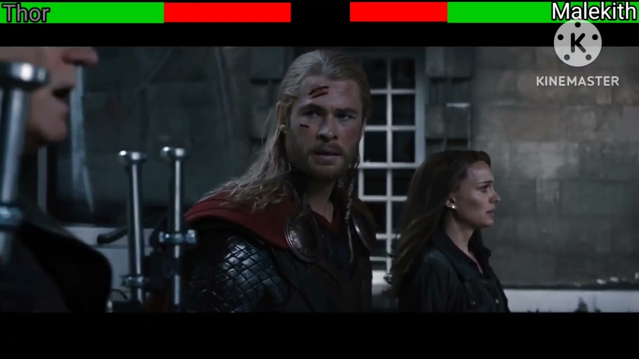 Thor vs Malekith with healthbars / Greenwitch fight / part 2