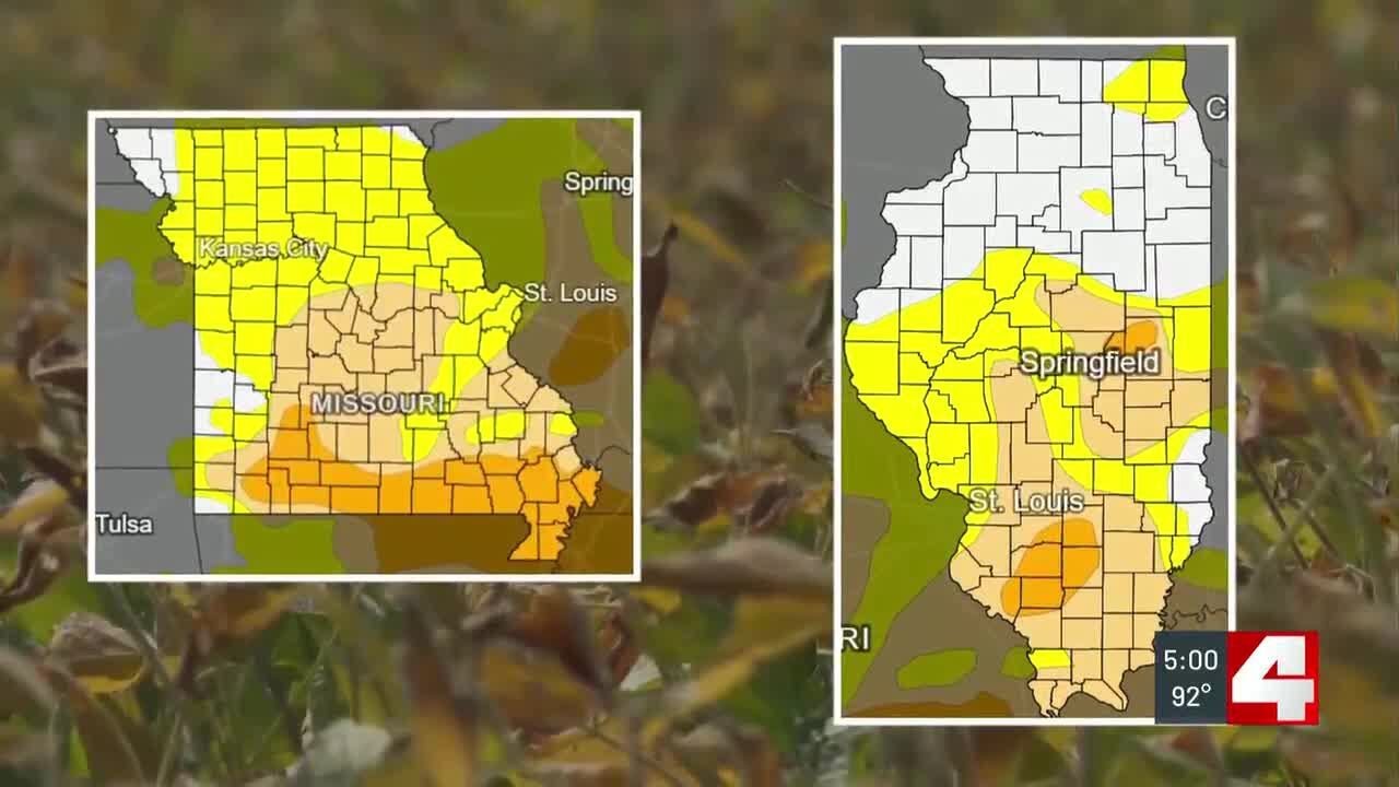 Drought concerns mounting for farmers in Illinois and Missouri