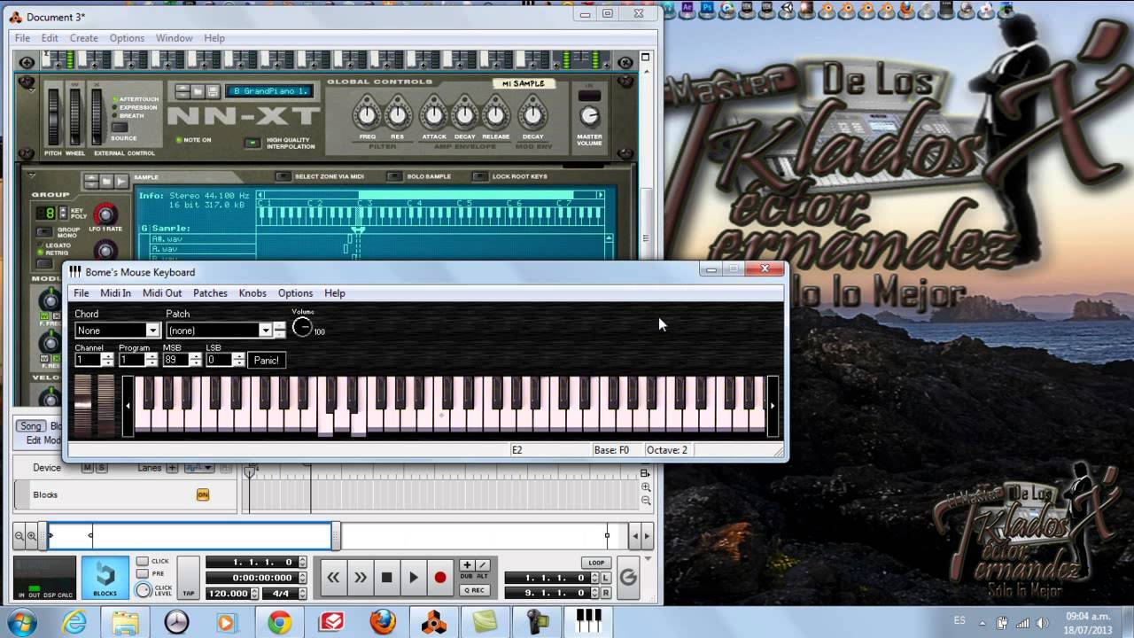 Cómo crear un Patch para Reason 5 a partir de sonidos wav
