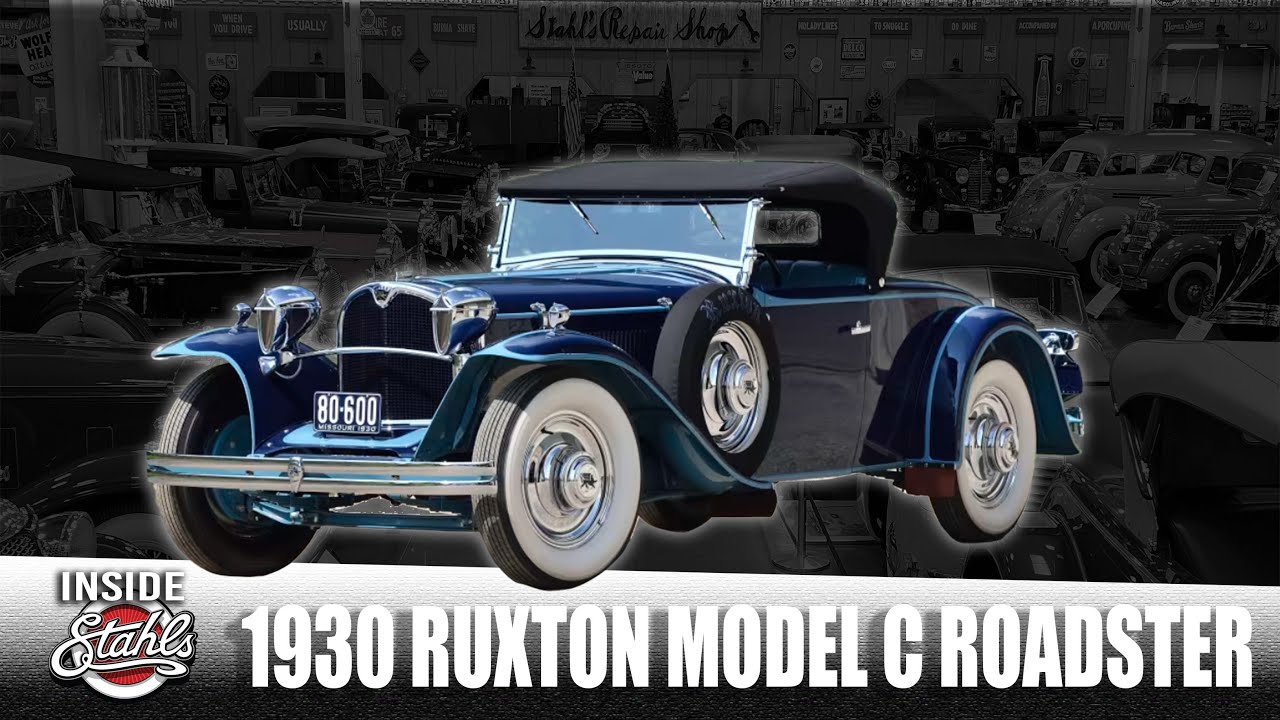 Inside Stahls Episode 27 - 1930 Ruxton Model C Roadster - a Gatsby dream come true