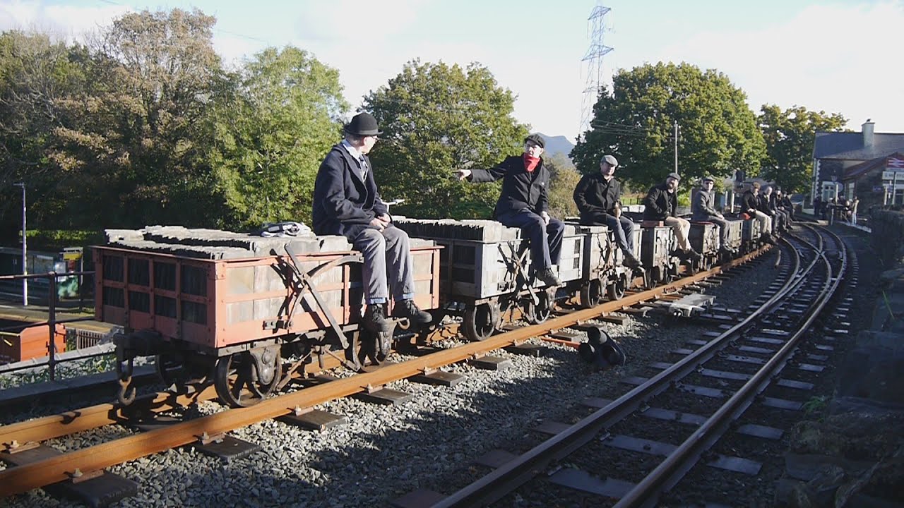 Bygones Weekend Gala 2020 - Gravity Slate Train - Ffestiniog Preserved Welsh Narrow Gauge Railway