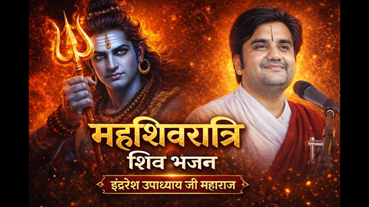 महाशिवरात्रि का सबसे शक्तिशाली भजन 🔱 हर कष्ट दूर होंगे | इंद्रेश उपाध्याय जी महाराज |