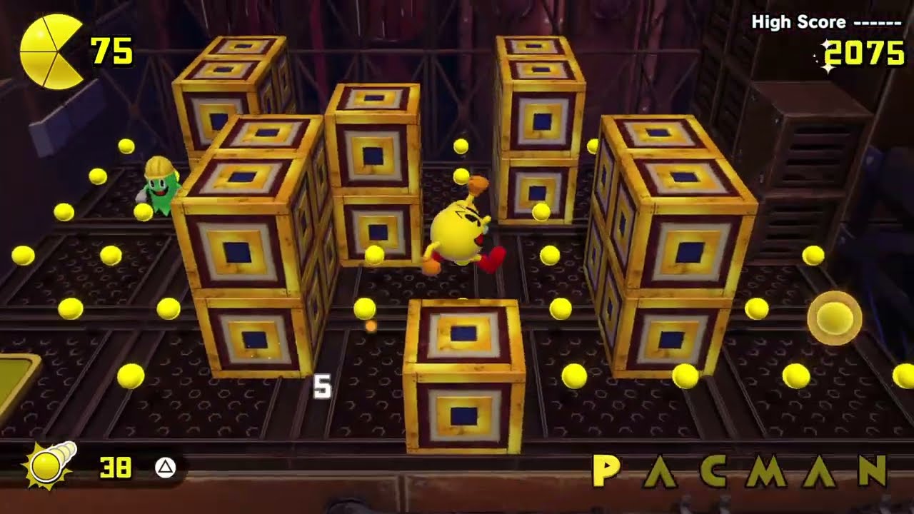 Pac-Man World Re-Pac 100% Walkthrough Part 16 - Perilous Pipes