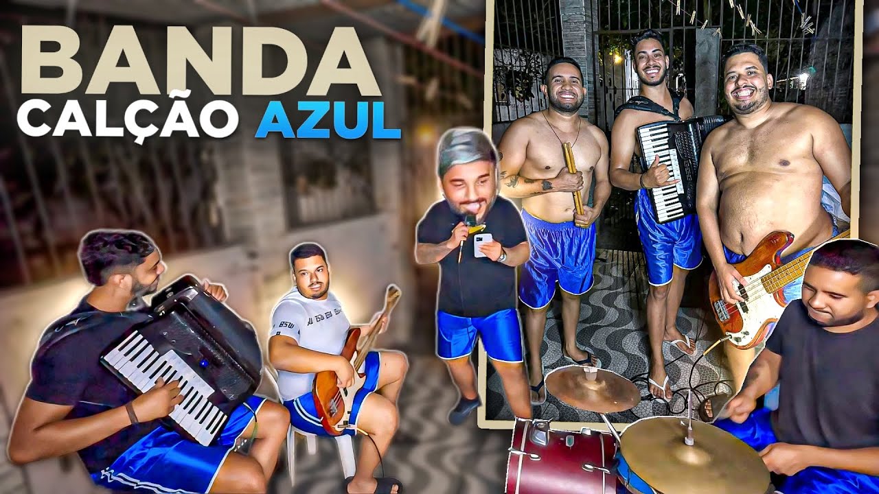 BANDA CALÇÃO AZUL TOCANDO AMADO BATISTA NO DIA 30 | LUIZ DO SOM