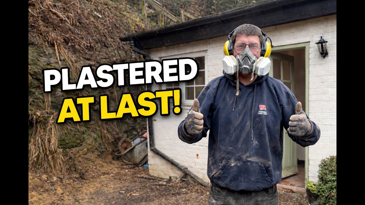 Plastering the Kitchen & Bathroom | Real Progress at the Cottage