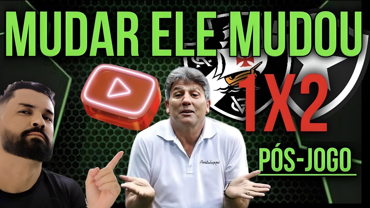 🚨 TIME QUE O TORCEDOR QUERIA TOMA VIRADA/P&Oacute;S-JOGO VASCO 1X2 BOTAFOGO 