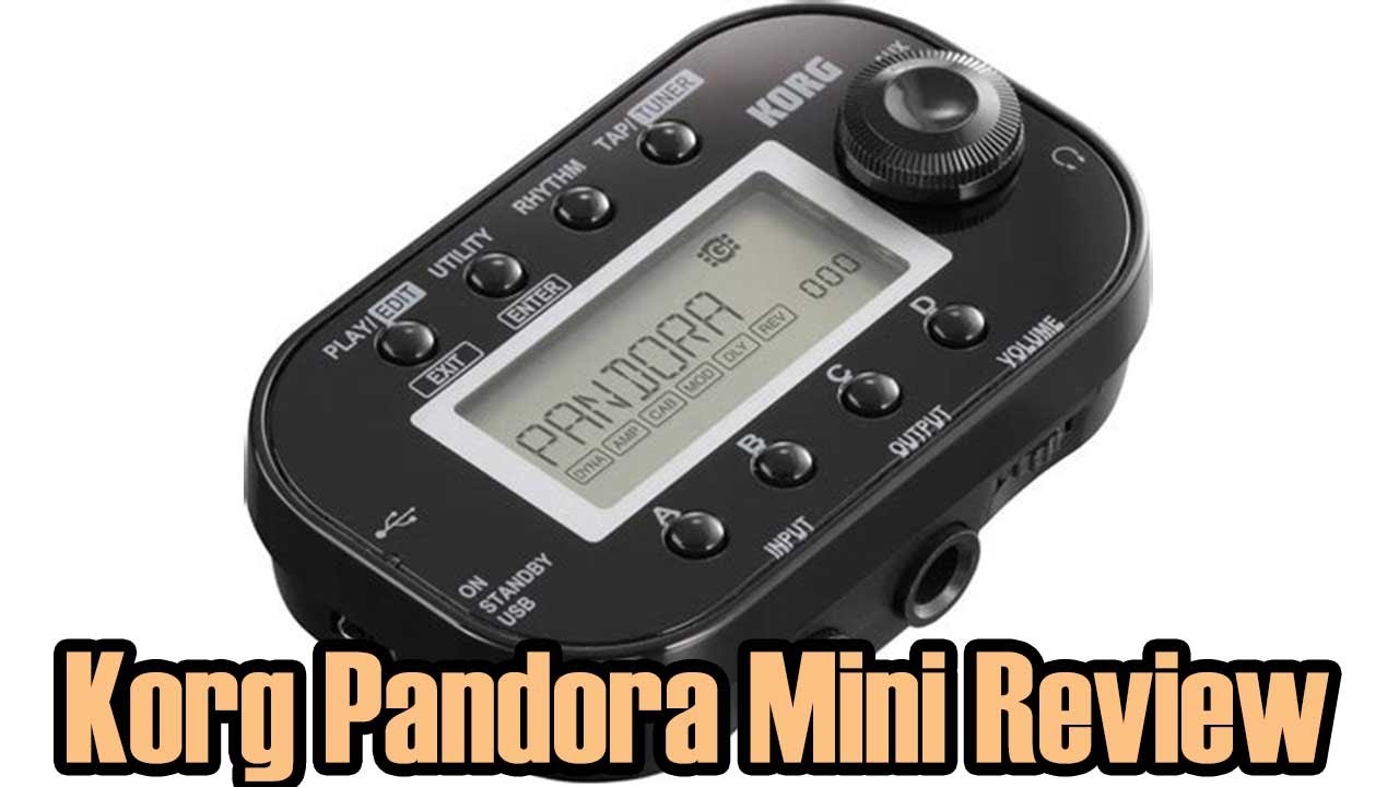 KORG Pandora Mini Guitar FX Review PART 1