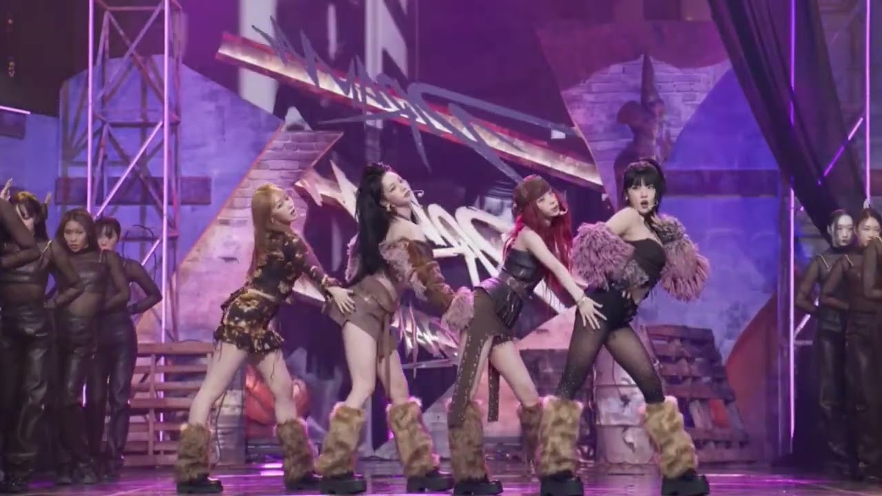 [mirrored] drama-aespa (mma intro+ai rap+mbc dance break)