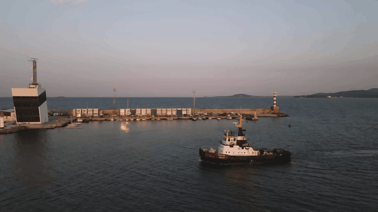 Burgas Harbour | Cinematic Drone Flight