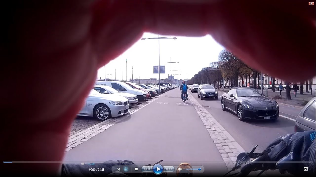Pendling i vackra Stockholm med en kraftfull men ändå tyst hembyggda elcykel