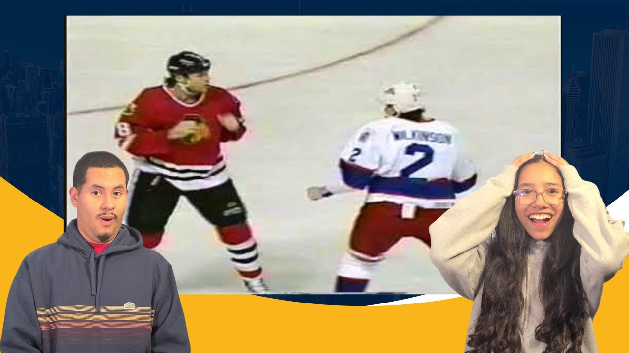 Gen Z's First Time Reacting To NHL Fights 1990 - 2000