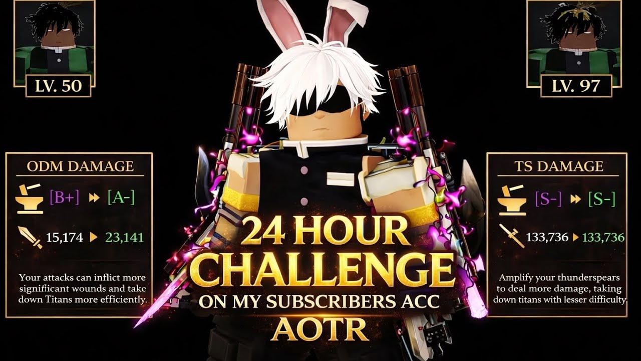 I Played *24 Hours* on My Subscribers Account on AOTR (THIS WAS A PAINFUL CHALLENGE) 