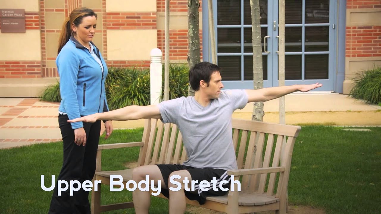 Basic Chair Stretches | UCLA Rehabilitation Services