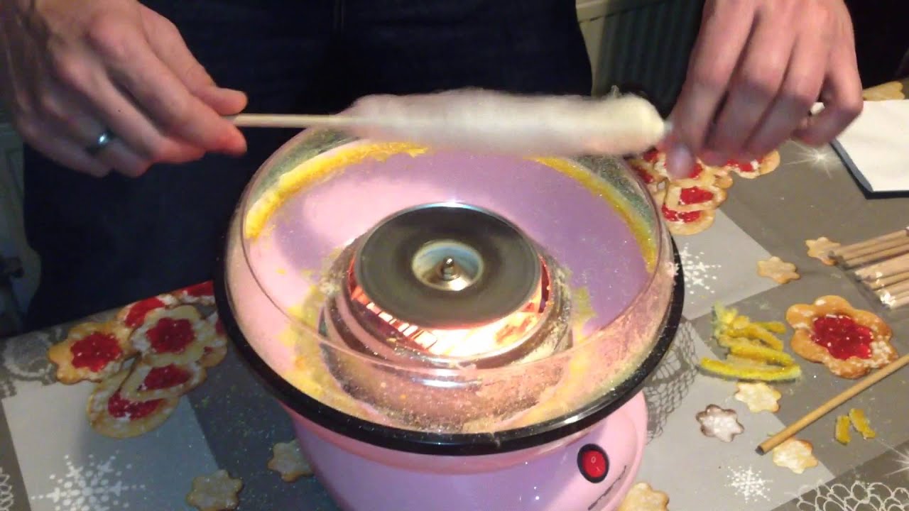 Zuckerwattemaschine für Zuhause - richtige Technik