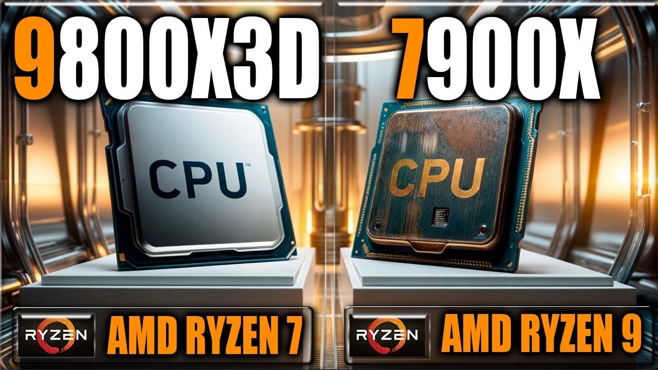 9800X3D vs 7900X Benchmarks - Gaming Benchmarks / Applications Tests