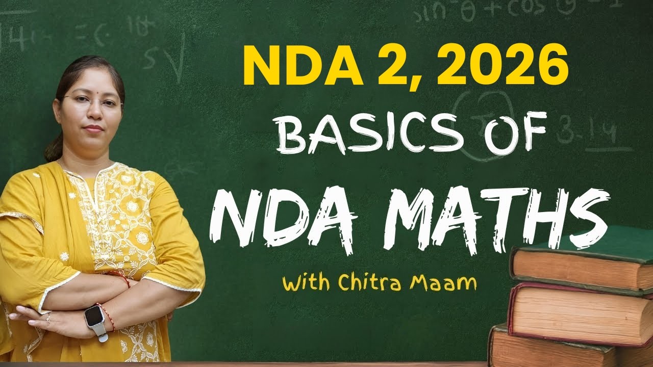 Start NDA 2026 Maths Strong 💂 | Basics Explained by Chitra Ma’am | THE TUTORS Academy #nda #ndaexam
