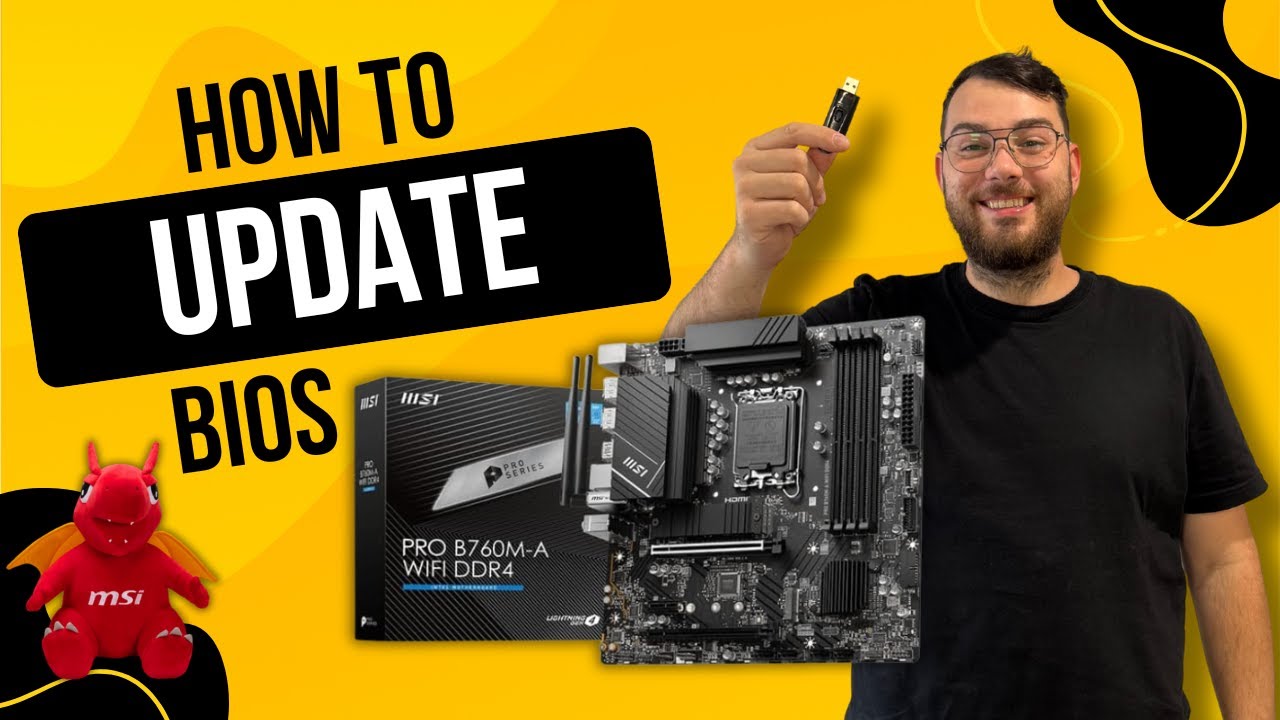Обновление BIOS материнской платы MSI PRO B760M-A WIFI (пошаговое руководство)