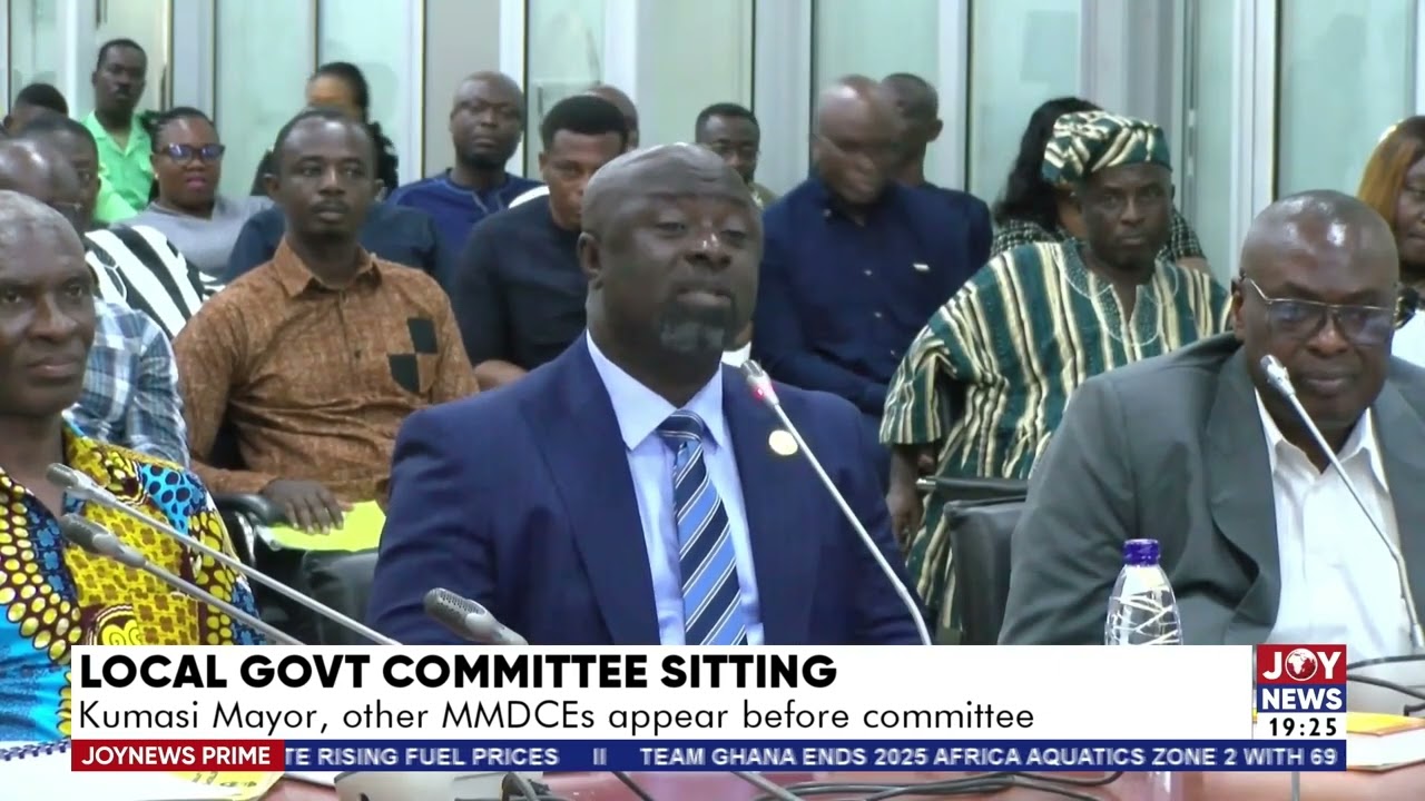 Local government committee sitting: Kumasi Mayor, other MMDCEs appear before committee. 