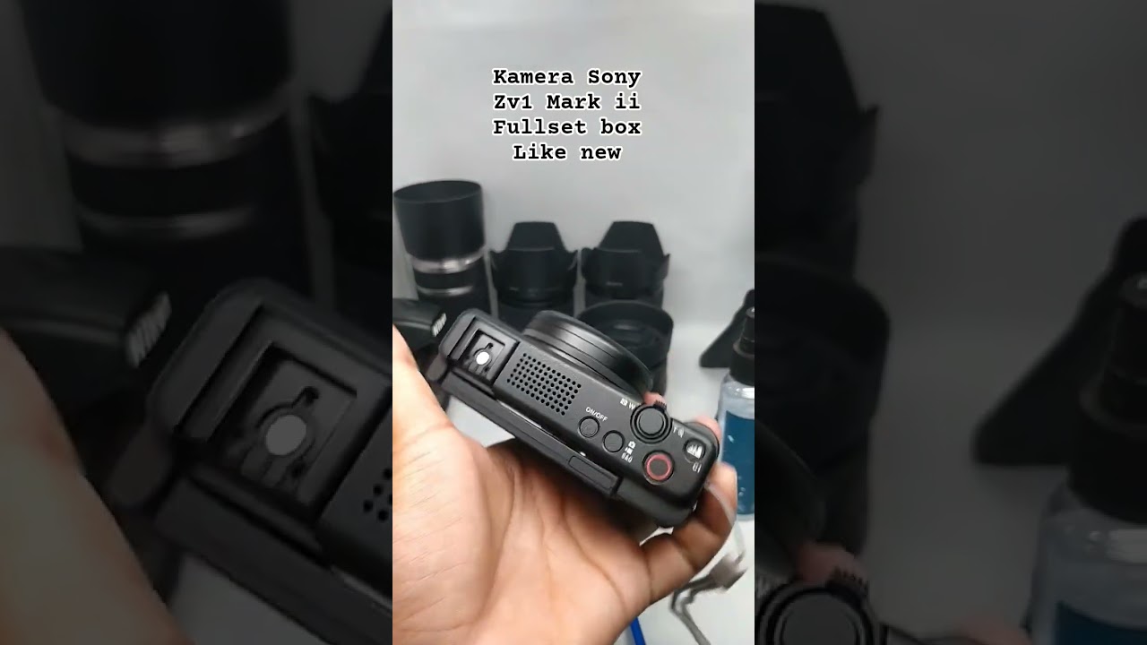 kamera Sony Zv1 Mark ii, fullset box, like new, garansi on