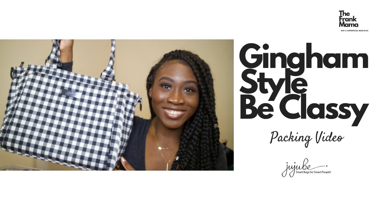 Ju-Ju-Be Gingham Style Be Classy Packing Video| Black & Bloom Print Comparisons