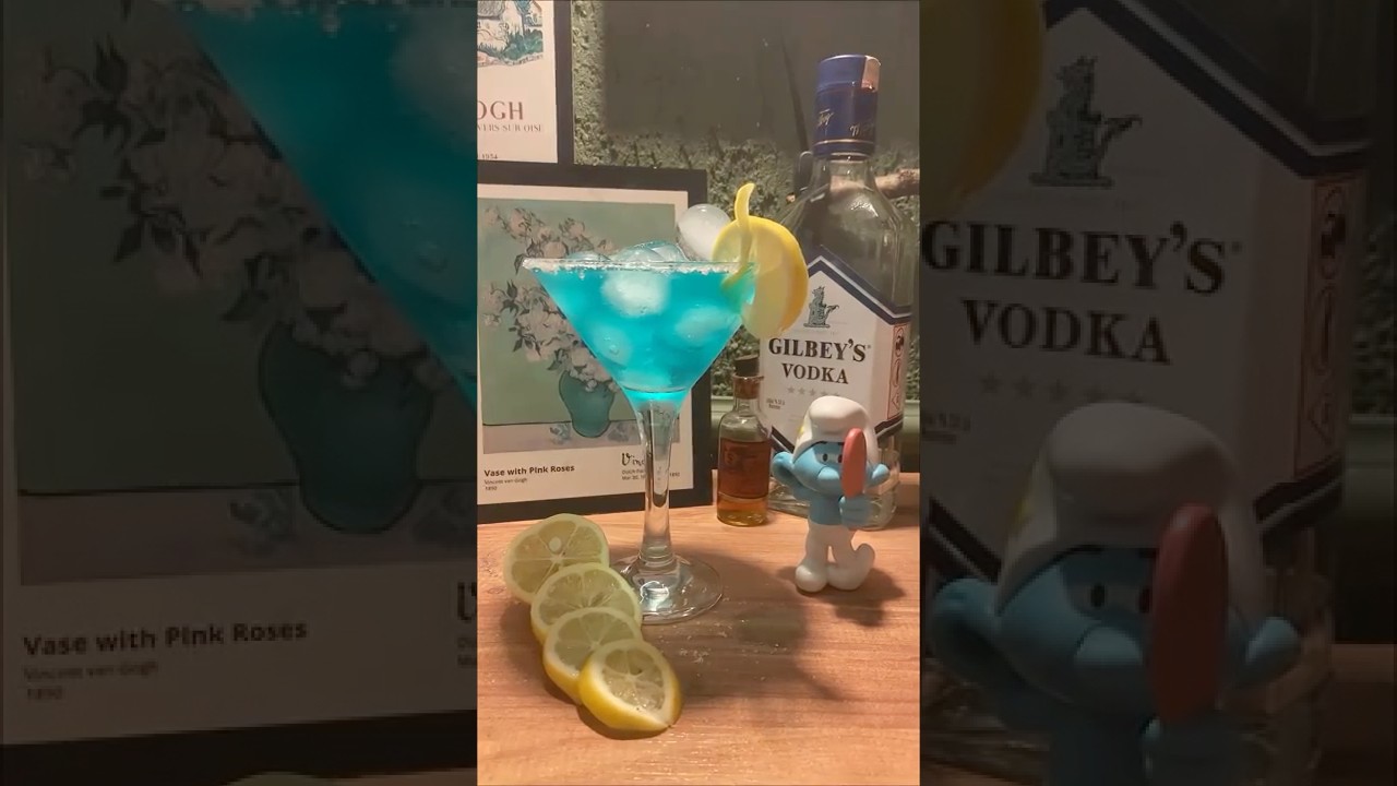 🌊 Blue Lagoon Twist Cocktail 🍸 | Easy & Refreshing Summer Drink 🍍💙 