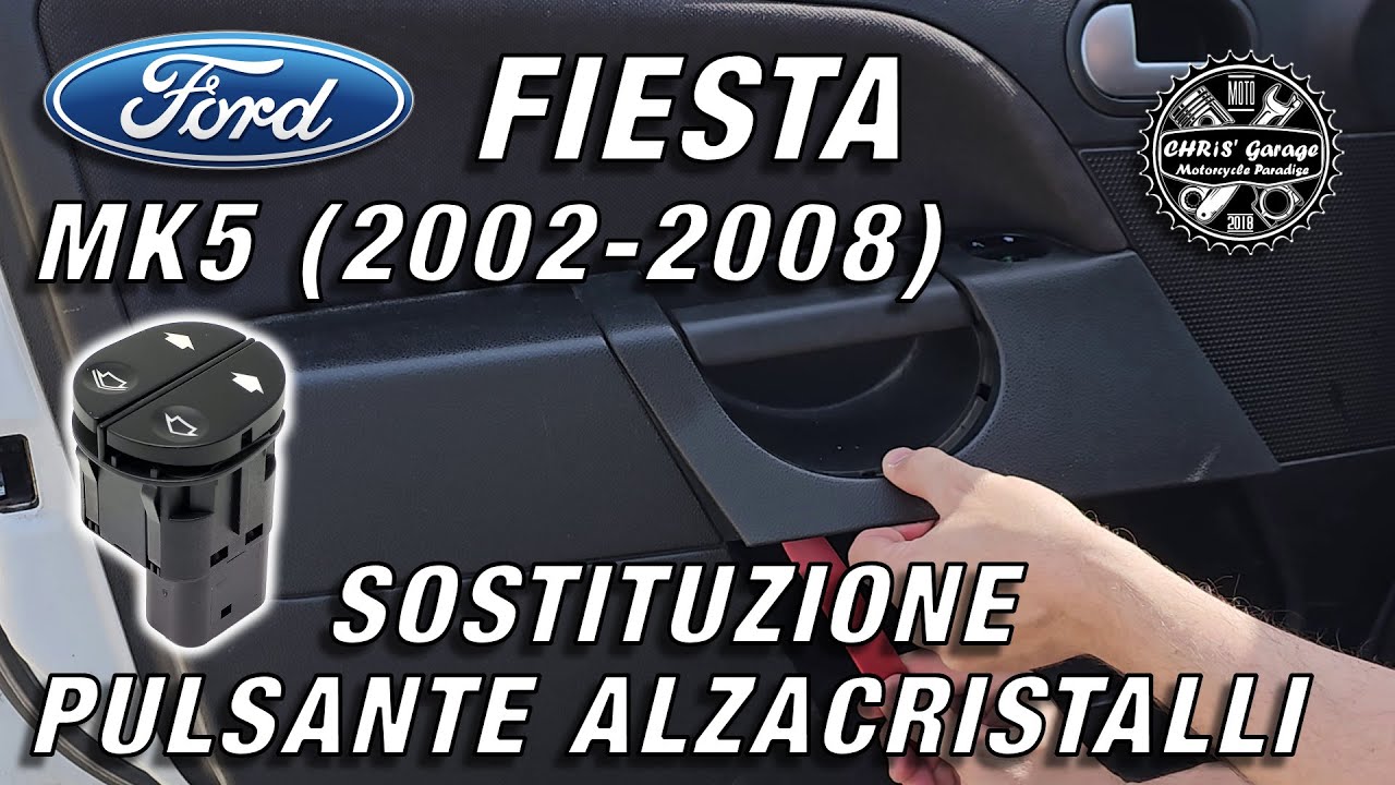 FORD FIESTA MK5 2002 / 2008 Sostituzione Pulsante Alzacristalli Alzavetri