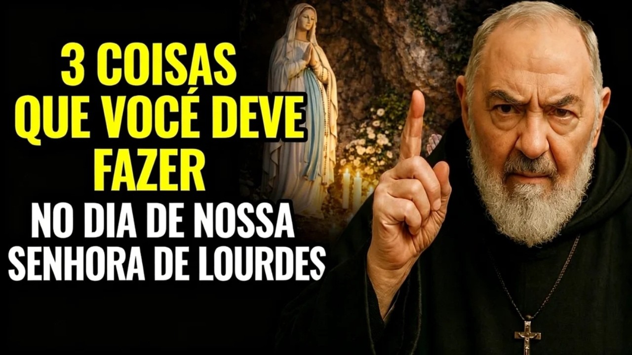 Padre Pio pediu 3 coisas para receber um milagre de Lourdes — somente em 11 de fevereiro