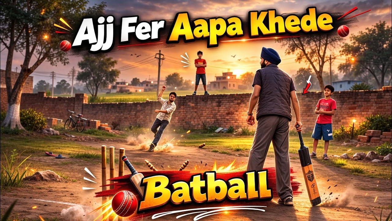 AJJ FER ASI KHEDE BATBALL 🤣😅🏏
